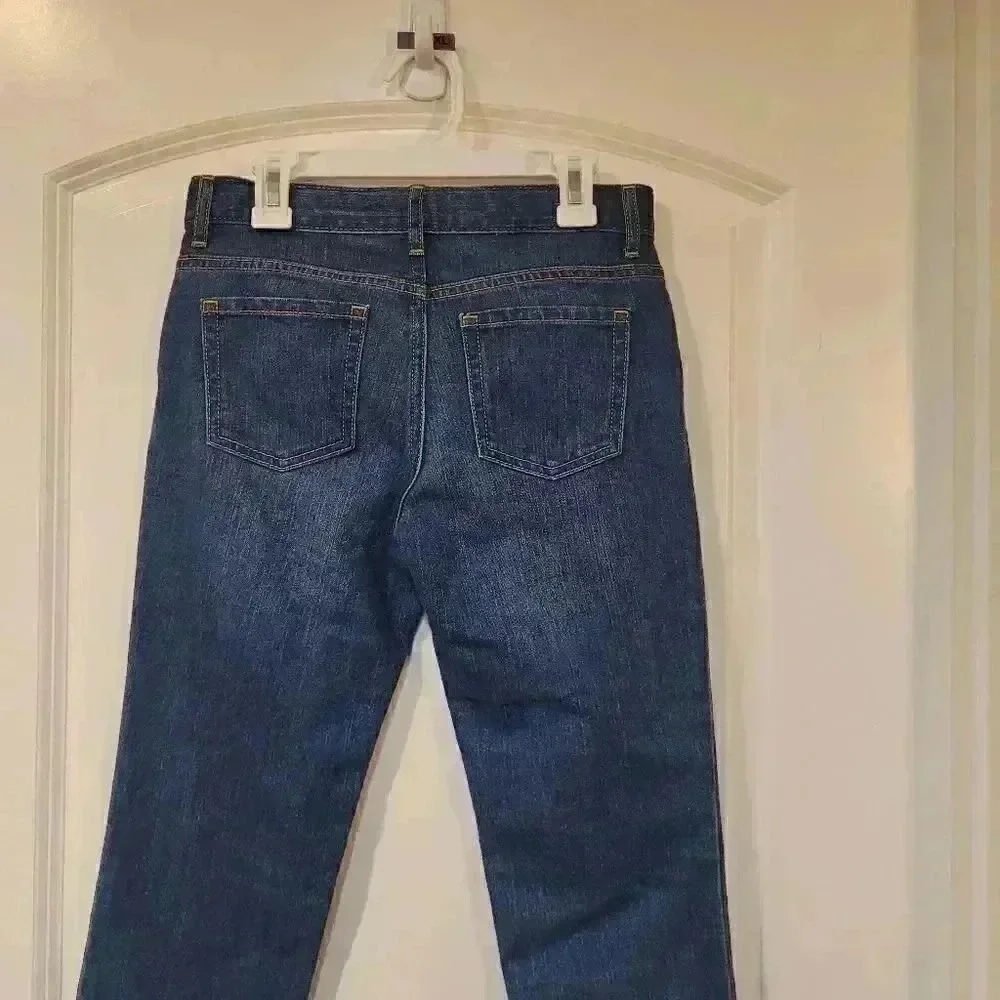 𝅺THE Childrens Place 2 PAIR Girl's Blue Cotton/Spandex Skinny Jeans NEW NWT